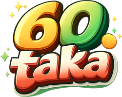 60 taka লোগো